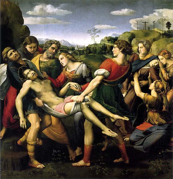 Entombment Raphael, unknow artist